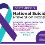 Suicide Prevention & Awareness Presentation & Discussion