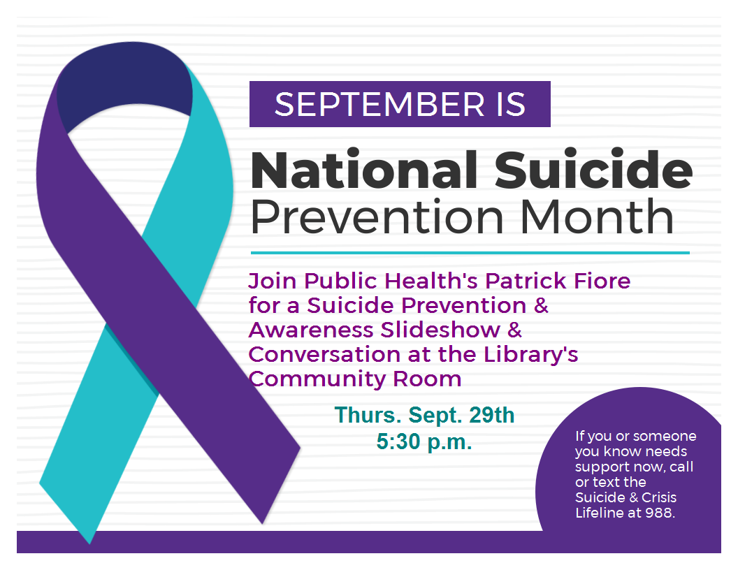 Suicide Prevention & Awareness Presentation & Discussion