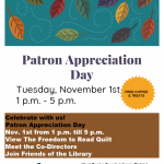 Patron Appreciation Day at the Library
