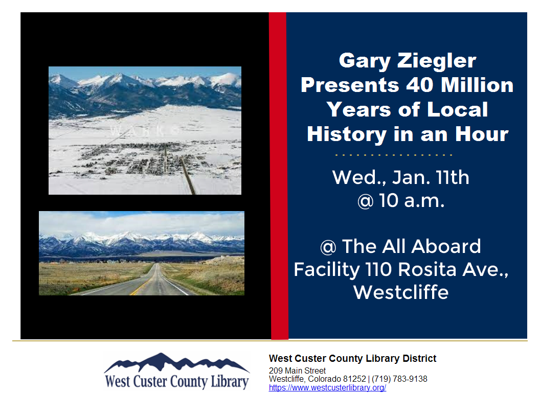 Gary Ziegler Presents 40 Million Years of Local History in an Hour