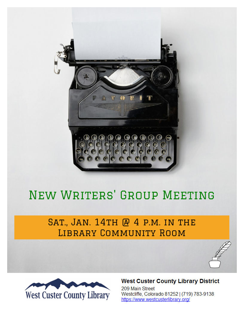 Westcliffe Writers' Group Meeting