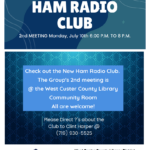 HAM RADIO CLUB 2nd MEETING