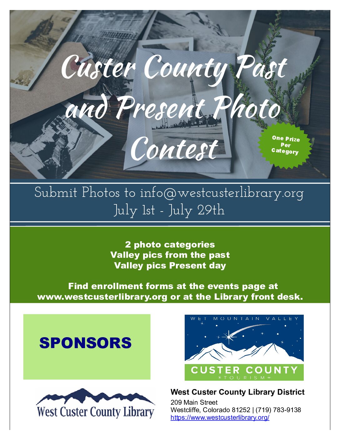 Custer County Past & Present Photo Contest
