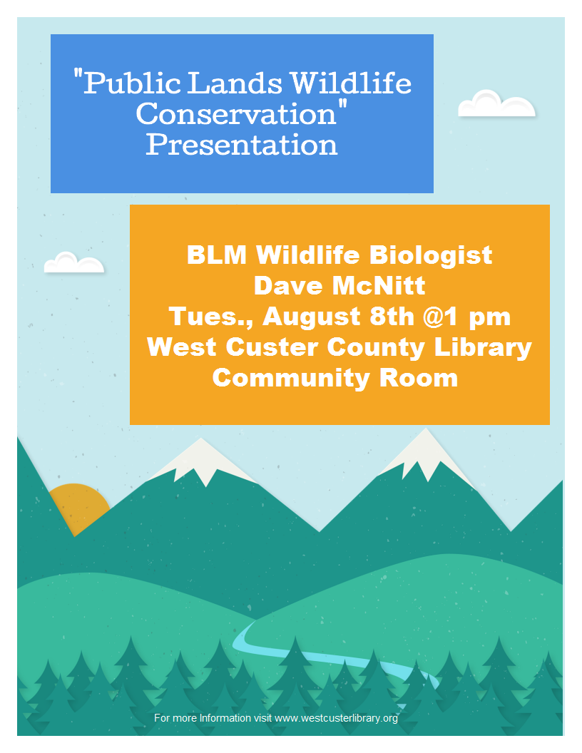 "Public Lands Wildlife Conservation"