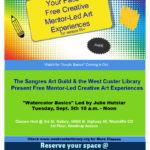 55+ Creative Art Experiences  “Watercolor Basics”