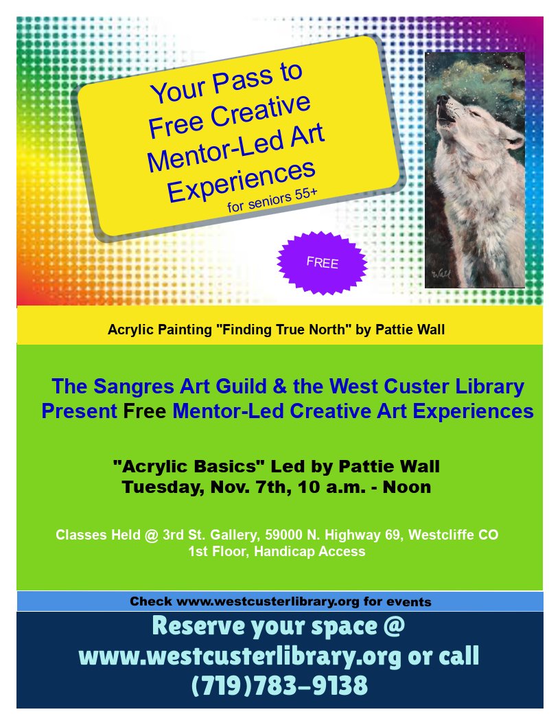 55+ Creative Art Experiences “Acrylic Basics”