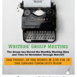 Westcliffe Writer's Group to Meet