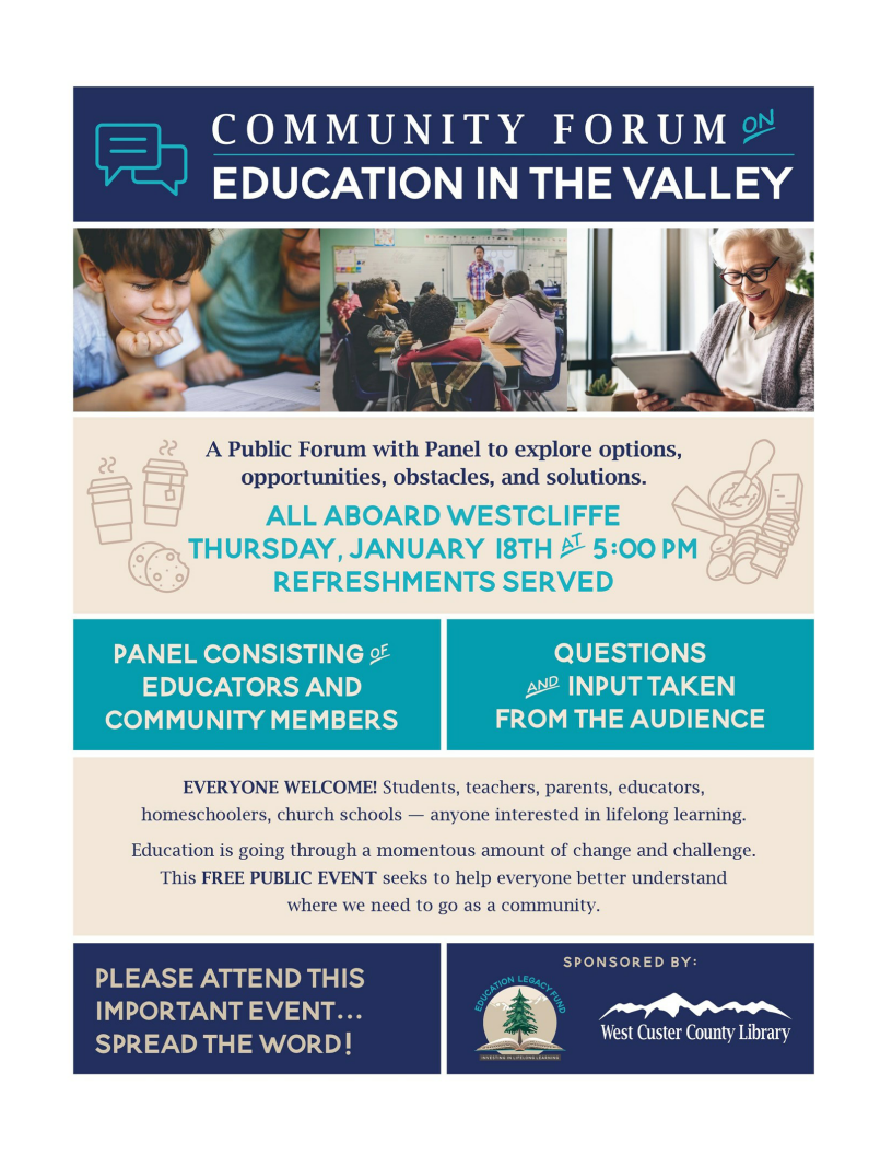 Community Forum on Education in the Valley