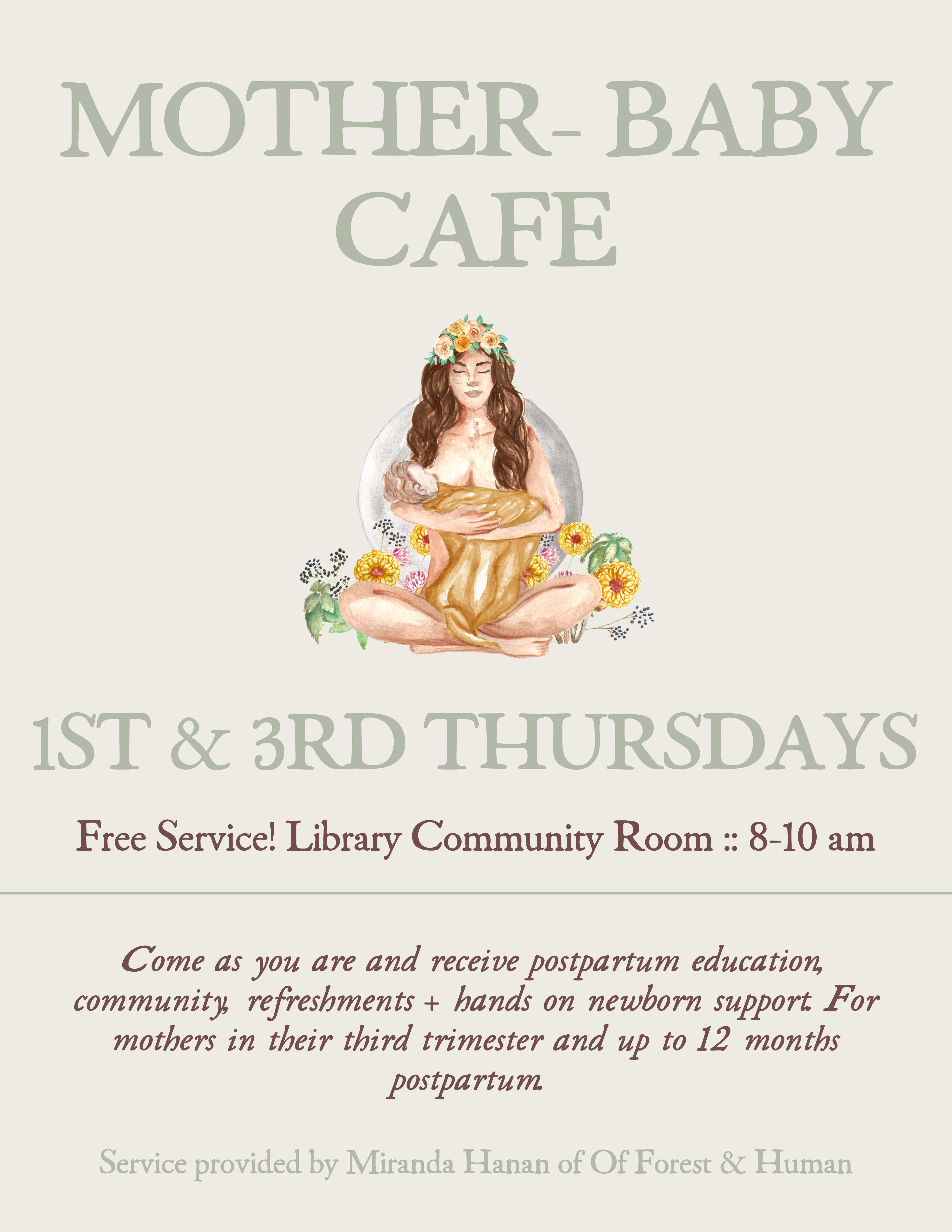 Mother/Baby Café 4-18-2024