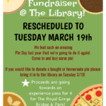 3.19 Pie Day Fundraiser Save the Date & Your Appetite