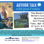 The Writers’ Group Presents Special Guest Author Joni Franks