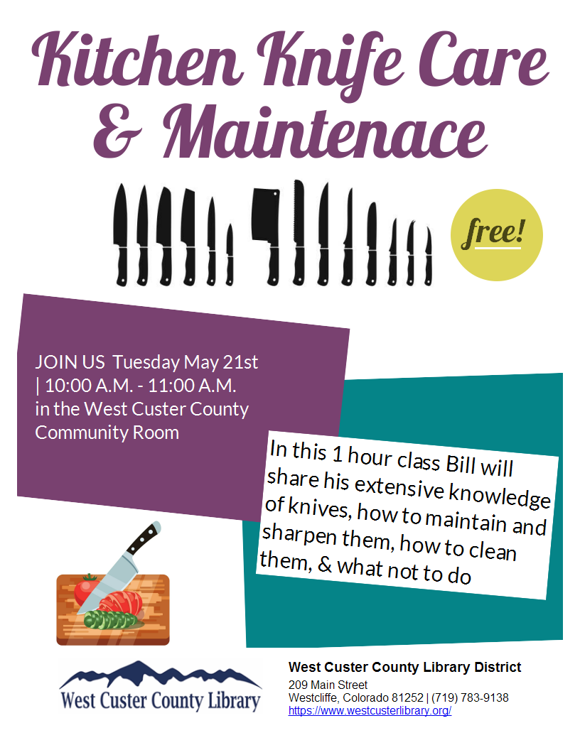 Kitchen Knife Demo Care & Maintenance