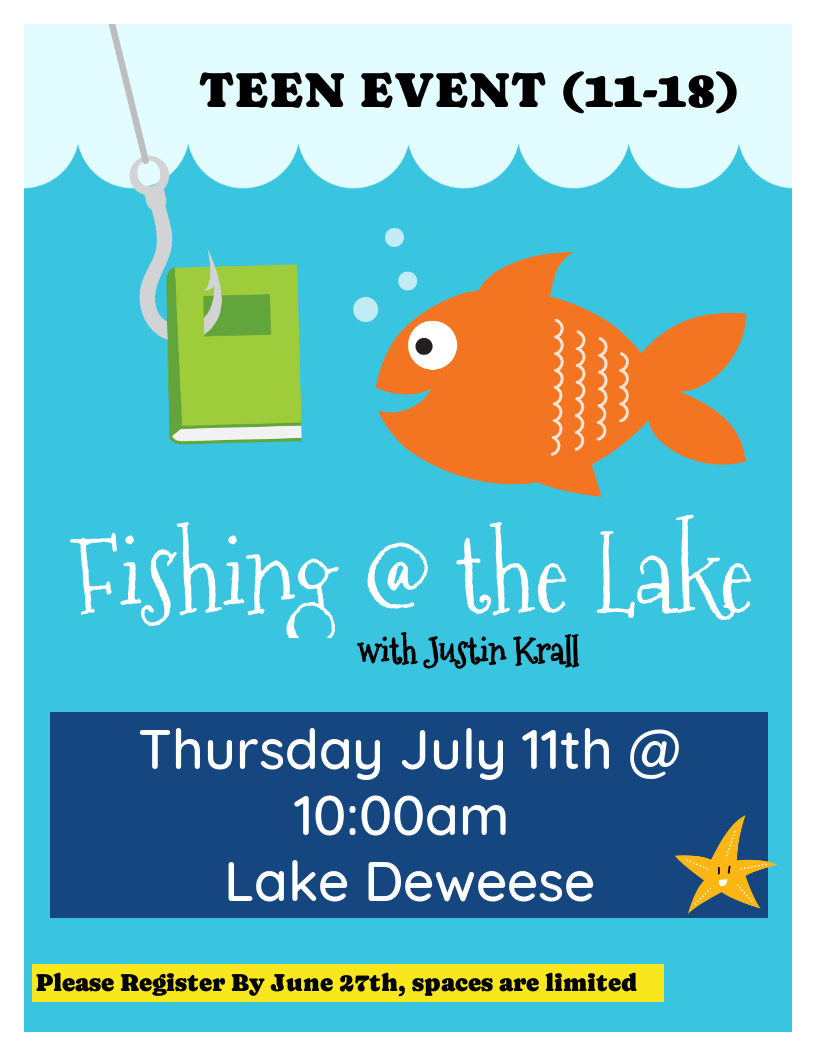 Summer Reading Program -TEEN Fishing with Justin Krall