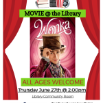 Summer Reading Program -Movie @ the Library