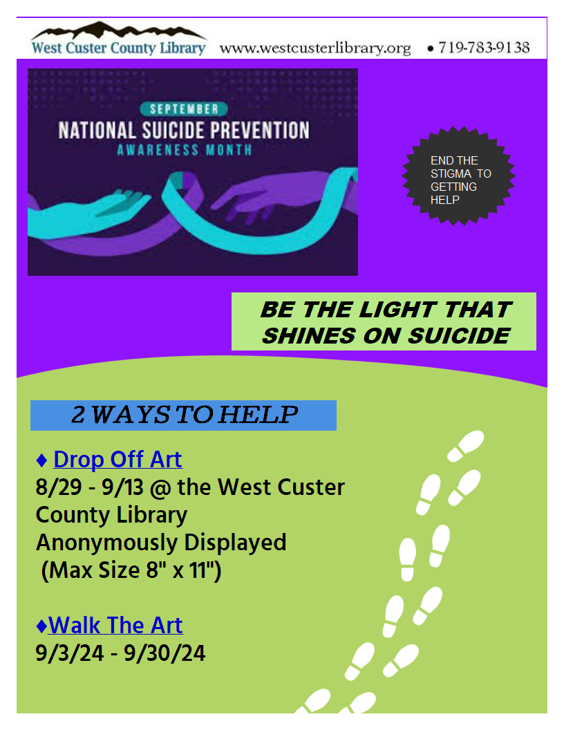 Suicide Awareness Month “Art Walk”