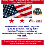 Free Veteran Art Classes 1st Class Watercolors