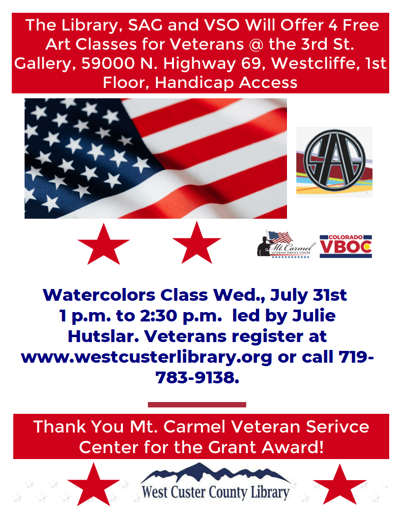 Free Veteran Art Classes 1st Class Watercolors