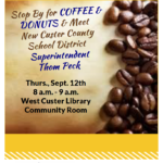 Coffee & Donuts with New Superintendent Thom Peck