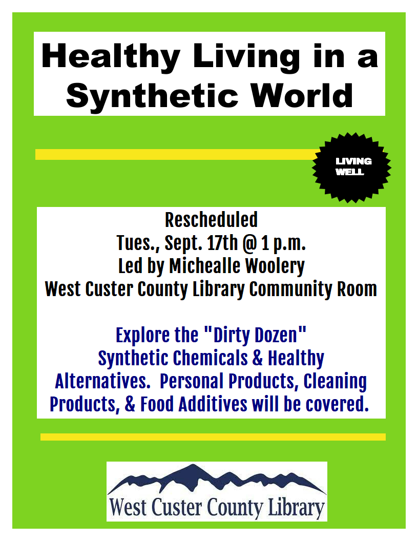 Rescheduled Healthy Living in a Synthetic World Part 2