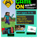 GAME CLUB PIZZA PARTY