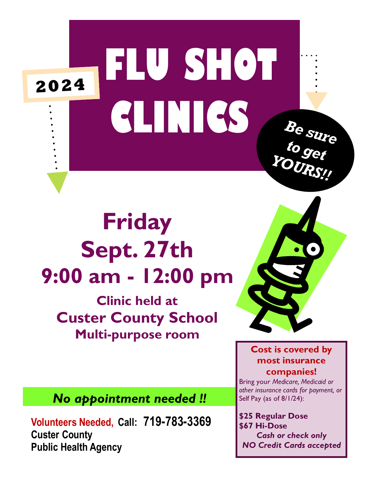 Public Health Flu Clinic