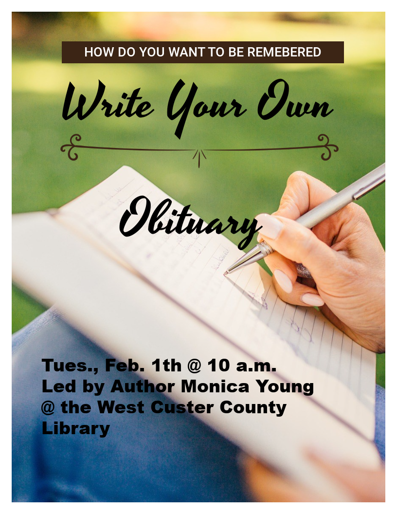 Write Your Own Obituary