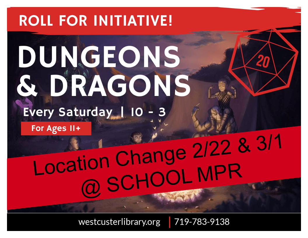 D&D Flyer and location change/link