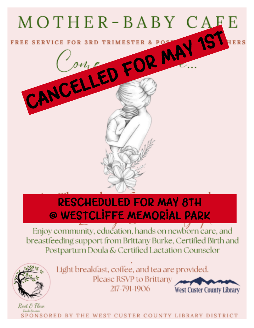 Mother Baby Cafe CANCELLED