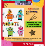TEEN ART PROGRAM: RETRO ROBOT PAINTING