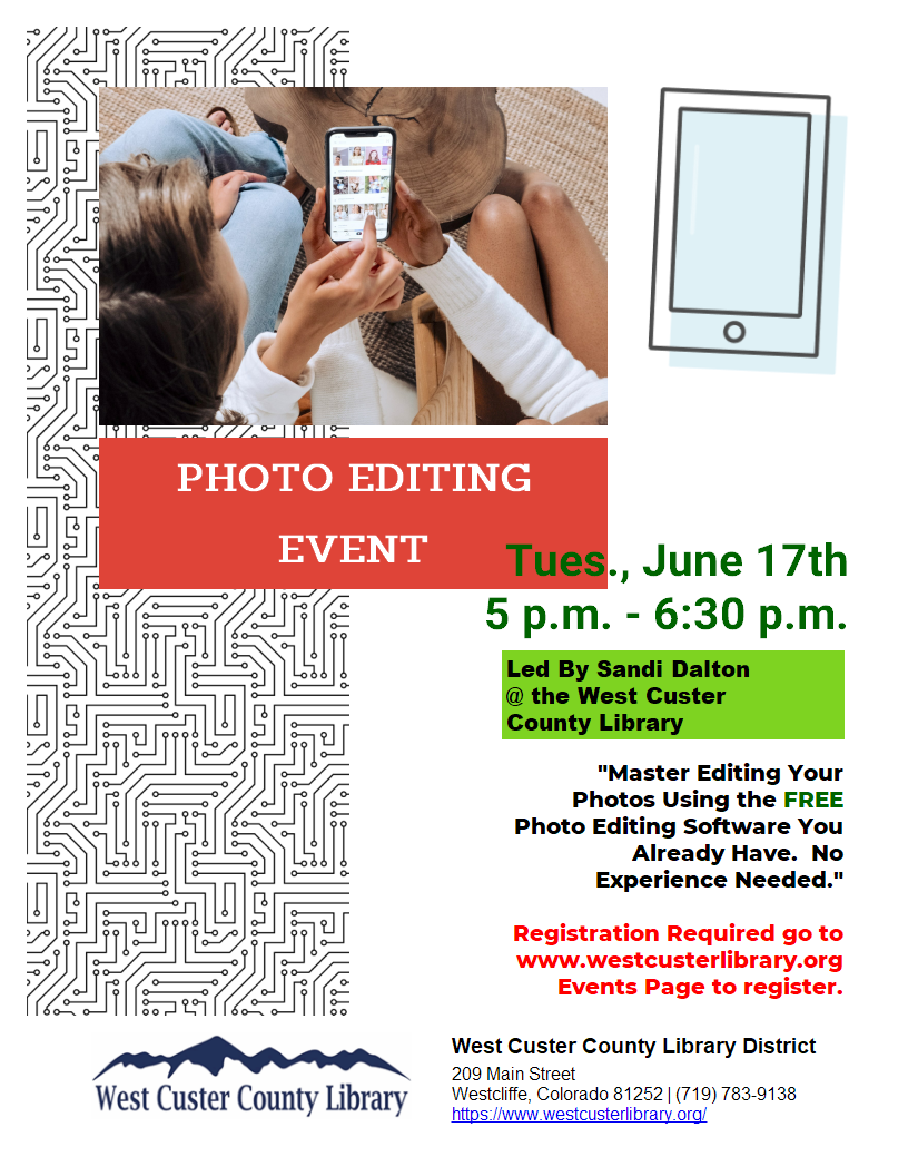 Photo Editing Event