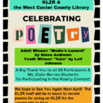 CELEBRATING POETRY MONTH THANK YOU