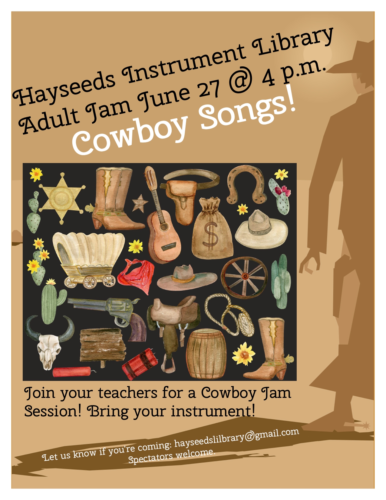 Hayseeds Instrument Library - June Adult Jam