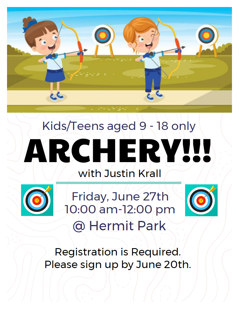 Summer Reading Program: Archery with Justin Krall