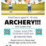 Summer Reading Program: Archery with Justin Krall