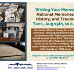 Writing Your Memoir: National Memories, History & Trauma