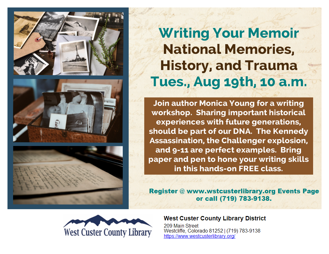 Writing Your Memoir: National Memories, History & Trauma