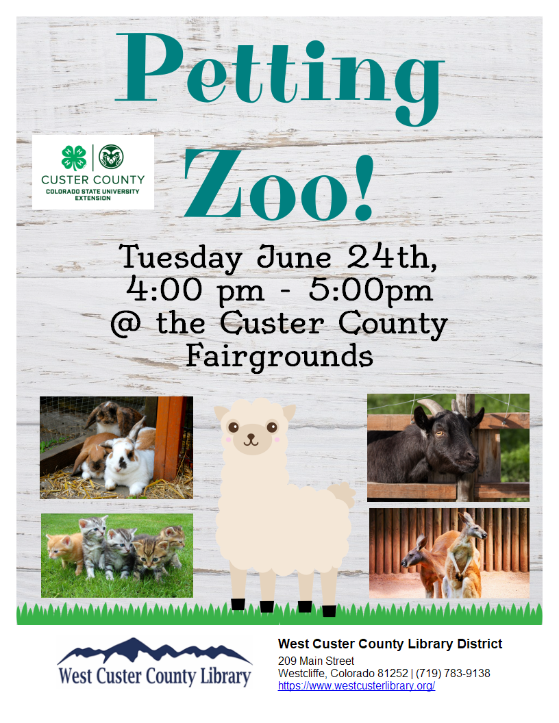 Summer Reading Program: Petting Zoo