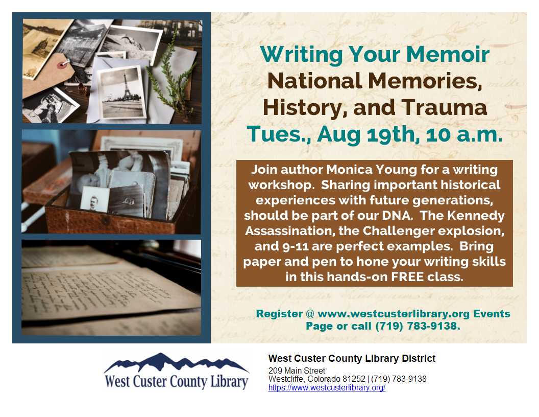Writing Your Memoir: National Memories, History & Trauma