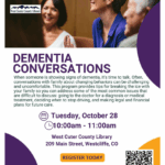 DEMENTIA CONVERSATIONS Alzheimers's Association  Caregiver Education and Training You Can Trust