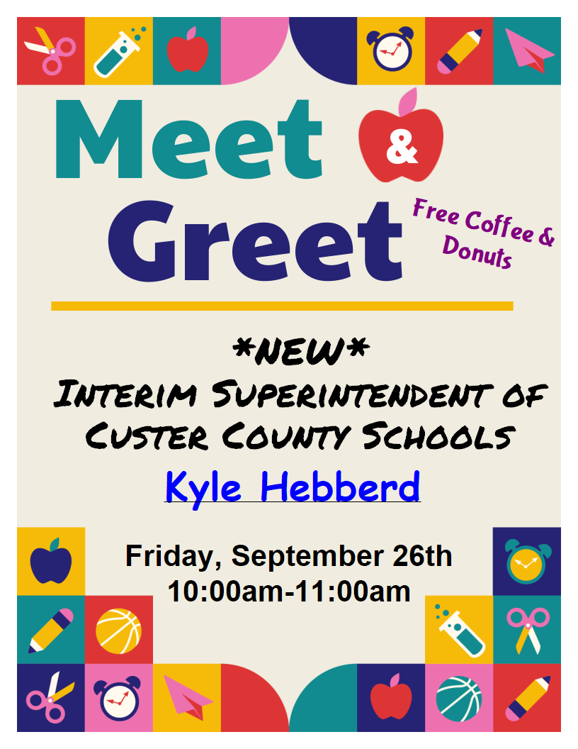 Meet & Greet with Superintendent Kyle Hebberd