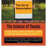 THE  ART OF APPRECIATION OR THE SCIENCE OF THANKS