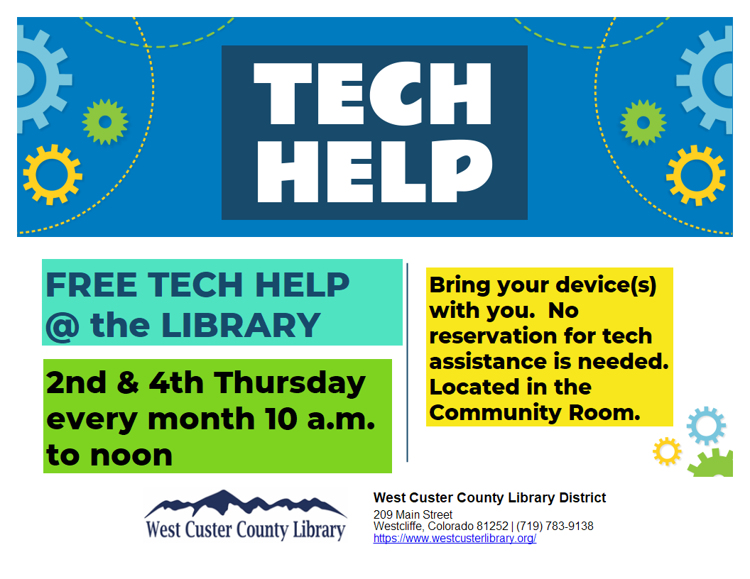 Bring Your Device(s) & Get Free Tech Help