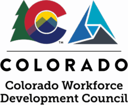 Logo and link to Colorado Workforce Development Council homepage