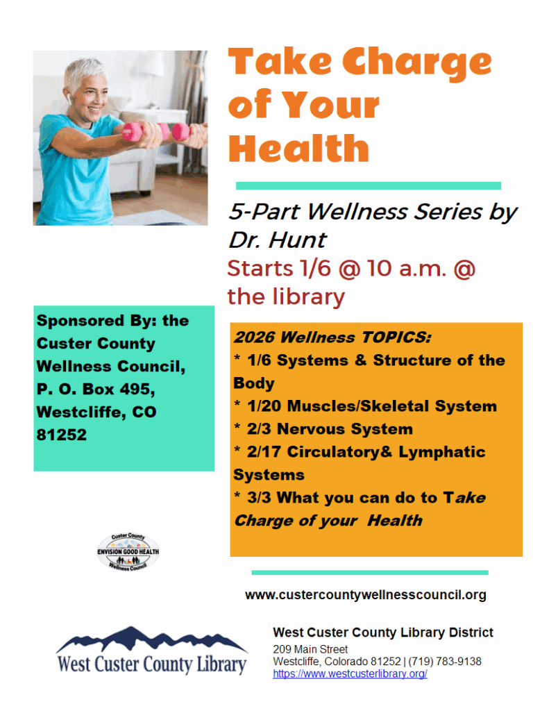 fded70ac-2248-42a6-b5dc-0c70a00b792a (1) 5-part wellness series on taking charge of your health at the library.