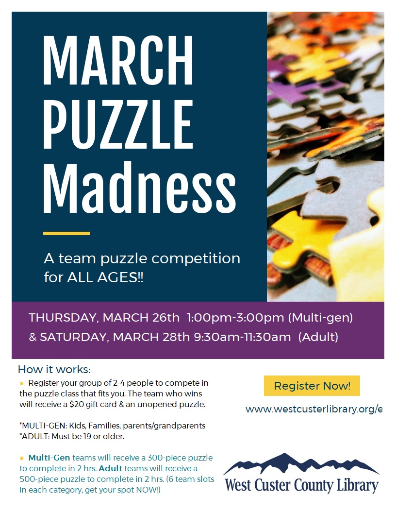 puzzle madness flyer