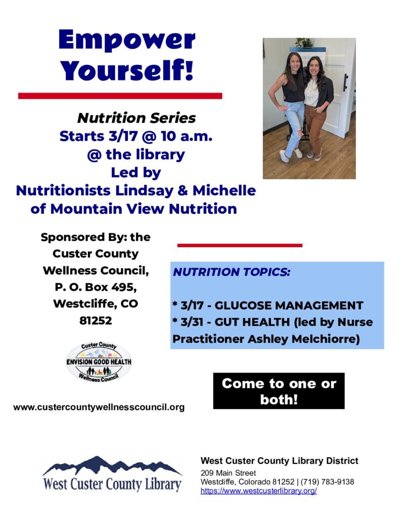 2 part Nutrition Series Flyer