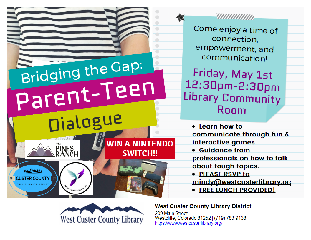 flyer for parent teen dialogue