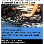 Adult Event Learn Do-It-Yourself Basic Auto Care To Be Held at 215 E. Main St., Silver Cliff