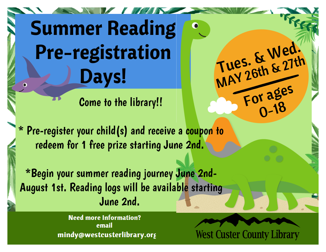 summer pre-registration days flyer