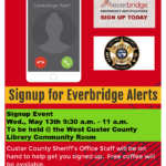 SIGNUP FOR EVERBRIDGE ALERTS